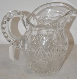 BRILLANT CUT GLASS PITCHER