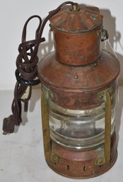 COPPER MARINE LAMP