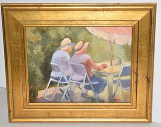ANN CROSS OIL PAINTING