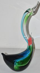 VINTAGE ART GLASS EWER