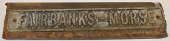 VINTAGE CAST IRON SIGN