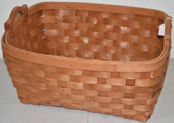 SPLINT LAUNDRY BASKET W/ HANDLES