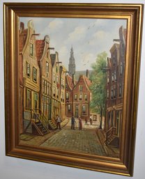 H.J. TOPMAN OIL ON CANVAS PAINTING