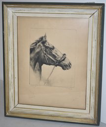 REINHOLD PALENSKE HORSE ETCHING