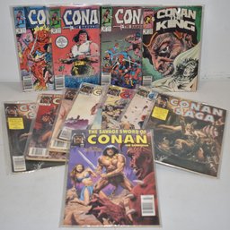 (23) VINTAGE MARVEL CONAN COMIC BOOKS