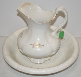 VICTORIAN PITCHER & BOWL SET