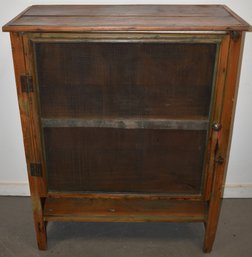 19TH CENT PRIMATIVE PINE PIE SAFE