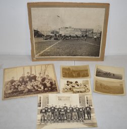 LOT (7) EARLY SPORTS RELATED PHOTOS