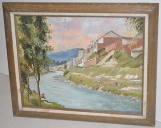 ANN CROSS OIL PAINTING