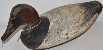 VINTAGE CARVED & PAINTED DUCK DECOY