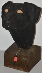 CHAIN SAW DOG CARVING