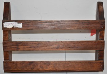 VINTAGE WALL LETTER MAGIZINE RACK