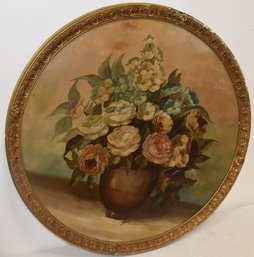 VINTAGE STILL LIFE PAINTING ON PANEL