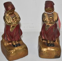 PR. ARMOR BRONZE BOOKENDS
