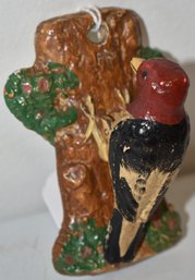 PAINTED CAST IRON FIGURAL DOOR KNOCKER