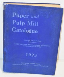1923 PAPER & PULP MILL CATALOG