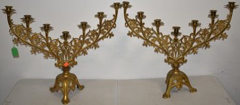 VINTAGE BRASS CANDLEABRA