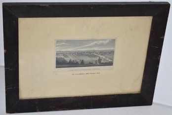 19TH CENT COLORED LITHOGRAPH