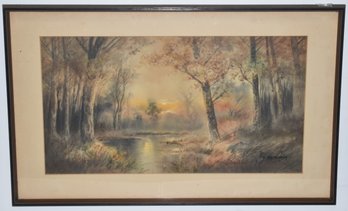 R. HILLS BEMISH WATERCOLOR PAINTING