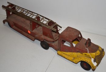 PRESSED STEAL BUDDY L FIRE TRUCK