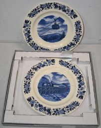 (2) NH WHITE MOUNTAINS COLLECTORS PLATES