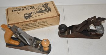 (2) VINTAGE WOOD PLANES