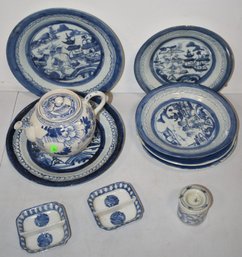 LOT CHINESE BLUE & WHITE CHINA