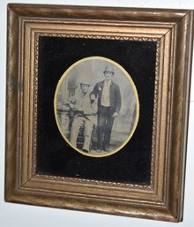 FRAMED TIN TYPE PHOTOGRAPH