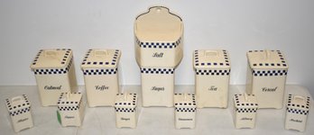(12) PC GERMAN CANNISTER SET