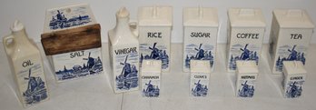 (11) PC GERMAN CANNISTER SET