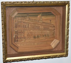 VINTAGE CORK TRAY PALACO DE MEXICO