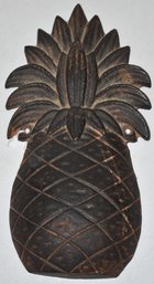 CAST IRON PINEAPPLE PLAQUE