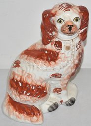9 1/2' STAFFORDSHIRE SPANIEL FIGURE