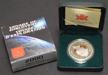 ROYAL CANADIAN MINT 200O PROOF 1 DOLLAR STERLING COIN