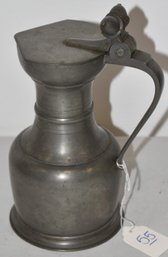 PEWTER SYRUP JUG