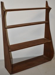 PRIMATIVE WHALE END WALL SHELF