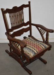 VICTORIAN EASTLAKE PLATFORM ROCKER