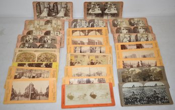 (29) STEROPTICAN VIEW CARDS
