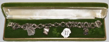 STERLING SILVER CHARM BRACLET