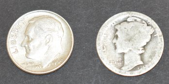 (2) MISC .900 U.S. DIMES