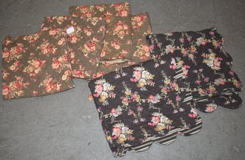 LOT (6) VINTAGE FLORAL PILLOW COVERS