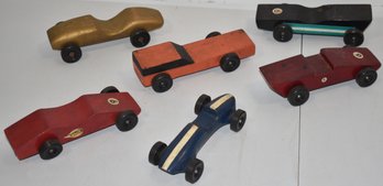 (6) VINTAGE GRAND PRIX DERBY CARS