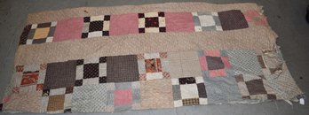 HAND STITCHED PATCHWORK QUILT