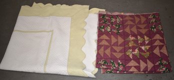 (2) VINTAGE QUILTS