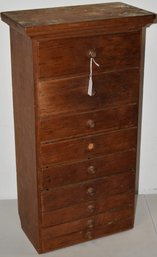 9 DRAWER GRADUATED TABLE TOP CHEST