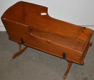 EARLY PINE ROCKING CRADLE