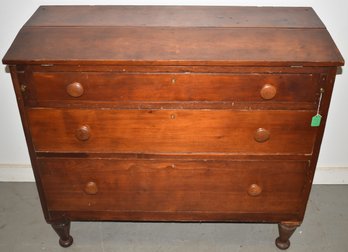 19TH CENT SECRETARY DESK BASE