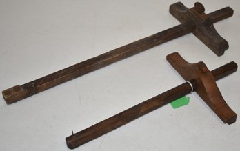 (2) VINTAGE CARPENTERS PANEL GAUGES