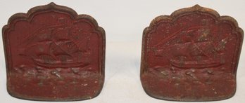 PR. CAST IRON SHIP BOOKENDS