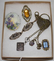 SM. LOT VINTAGE JEWELRY RELATED ITEMS